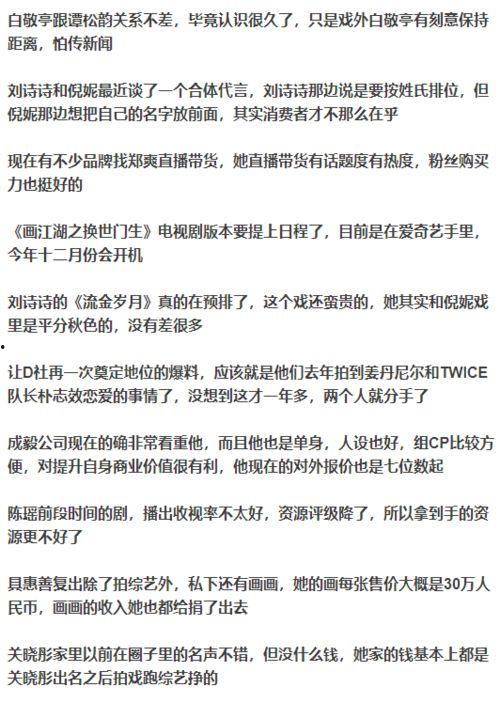 娱乐圈爆料文格式,当红明星背后的惊人真相! 第3张 娱乐圈爆料文格式,当红明星背后的惊人真相! 第3张